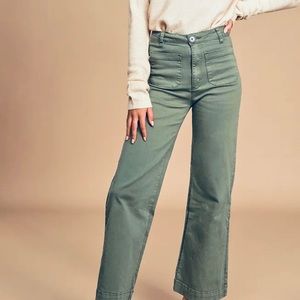 ROLLA’S Olive Flare Me Again Jeans